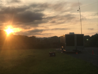 Early Morning sunrise on field day 2018